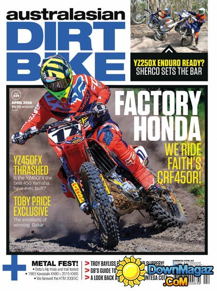 Australasian Dirt Bike - April 2016