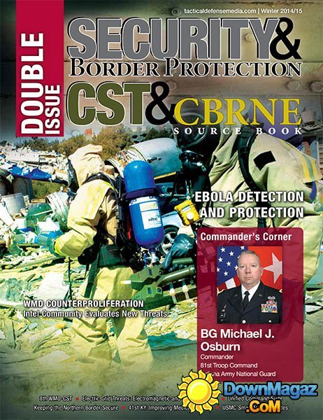CST & CBRNE Source Book - Winter 2015 CST & CBRNE Source Book - Winter 2015