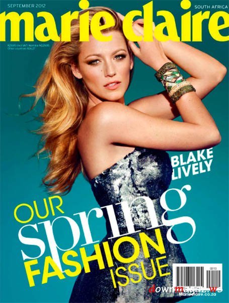 Marie Claire South Africa September 2012 Marie Claire South Africa September 2012
