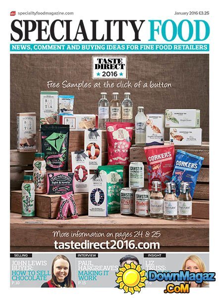 Speciality Food UK - January 2016 Speciality Food UK - January 2016