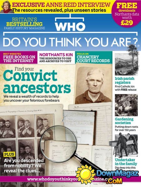 Who Do You Think You Are? UK - October 2015 Who Do You Think You Are? UK - October 2015