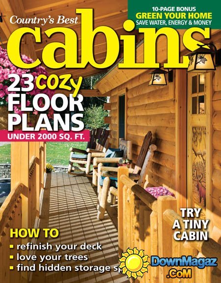 Country's Best Cabins USA - July/August 2015