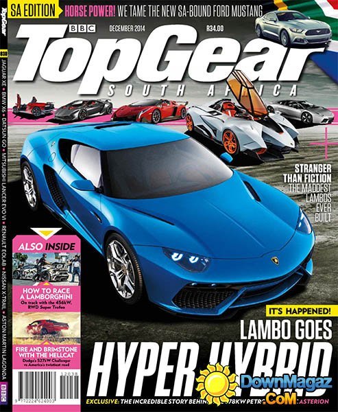 BBC Top Gear South Africa - December 2014 BBC Top Gear South Africa - December 2014