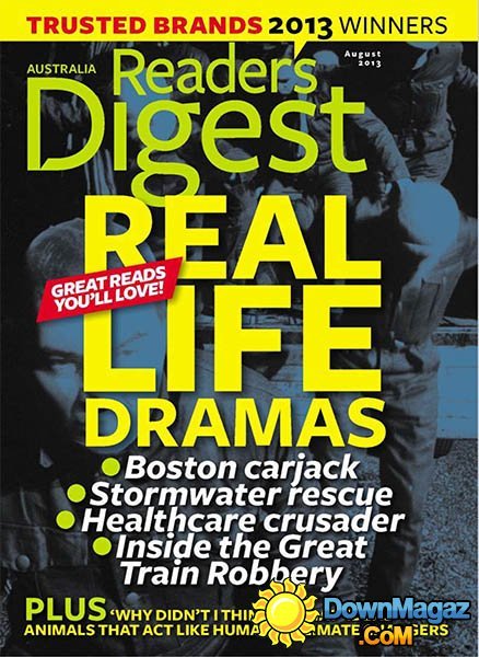 Reader's Digest Australia - August 2013 Reader's Digest Australia - August 2013