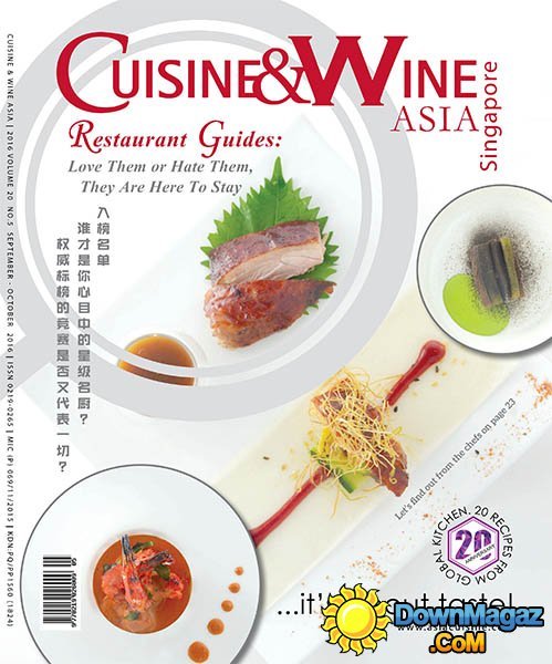 Cuisine & Wine Asia - September-October 2016 Cuisine & Wine Asia - September-October 2016