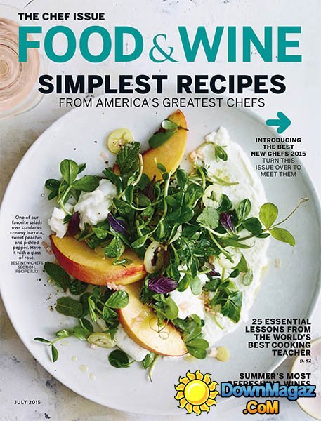 Food & Wine USA - July 2015