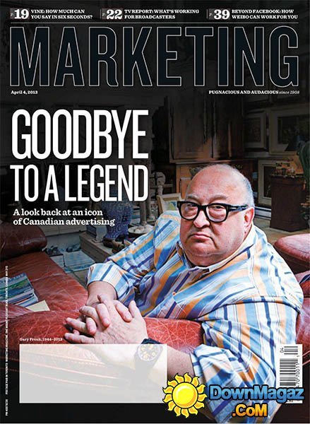 Marketing Canada - 4 April 2013 Marketing Canada - 4 April 2013