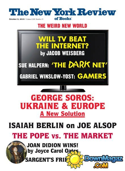 New York Review of Books USA - 8 October 2015 New York Review of Books USA - 8 October 2015