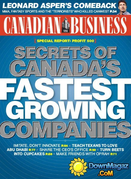 Canadian Business - July 2014 Canadian Business - July 2014