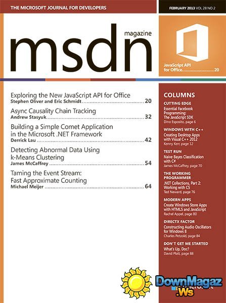 MSDN - February 2013 MSDN - February 2013