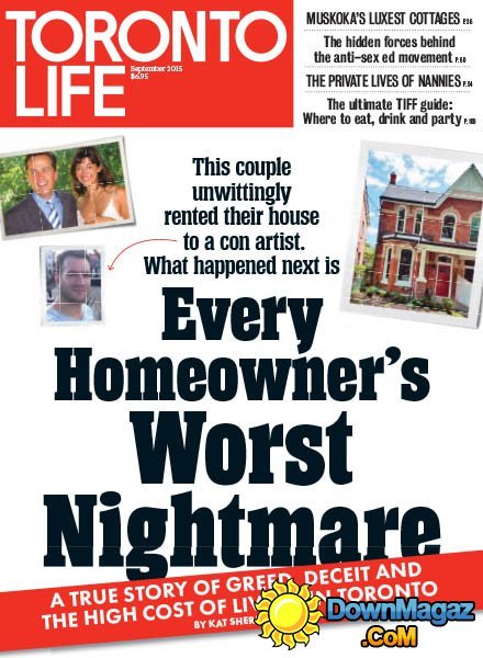 Toronto Life - September 2015 Toronto Life - September 2015