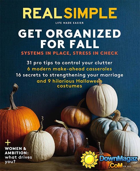 Real Simple USA - October 2015 Real Simple USA - October 2015