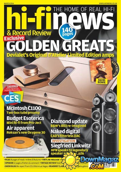 Hi-Fi News - March 2016 Hi-Fi News - March 2016