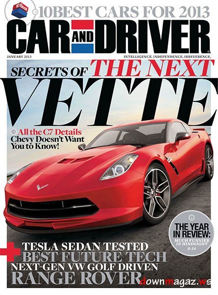 Car and Driver USA January 2013 Car and Driver USA January 2013