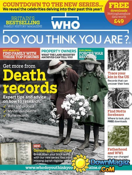 Who Do You Think You Are? - August 2015 Who Do You Think You Are? - August 2015