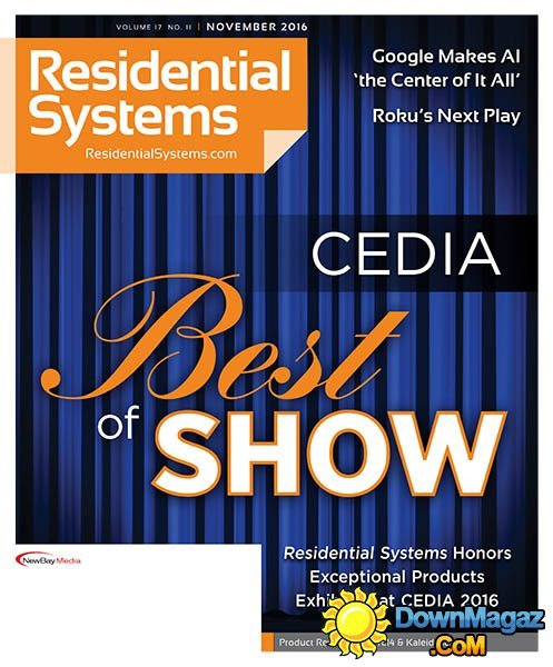 Residential Systems - November 2016 Residential Systems - November 2016