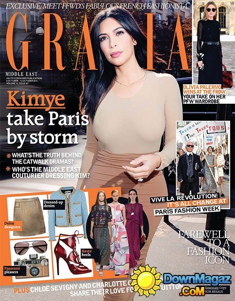 Grazia Middle East - 8 October 2014 Grazia Middle East - 8 October 2014