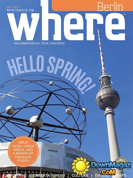 Where Berlin - May 2016 Where Berlin - May 2016
