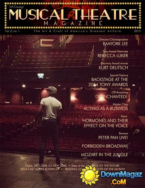 Musical Theatre - January/February 2015 Musical Theatre - January/February 2015