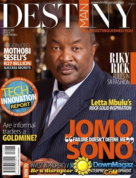 Destiny Man South Africa - August 2015 Destiny Man South Africa - August 2015