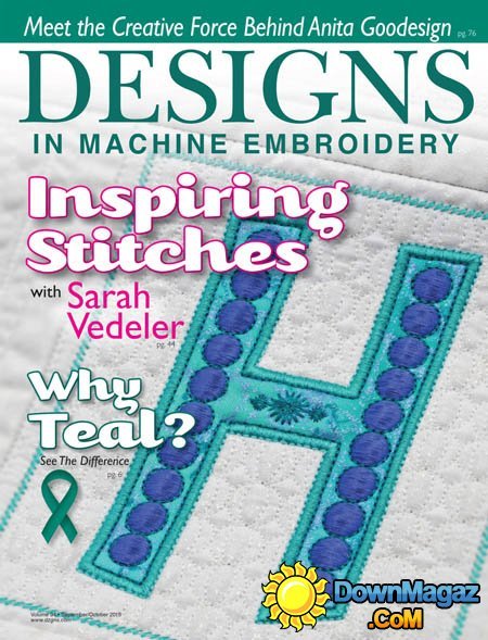 Designs in Machine Embroidery USA - September/October 2015 Designs in Machine Embroidery USA - September/October 2015