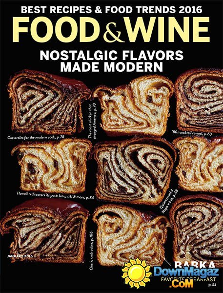 Food & Wine USA - January 2016 Food & Wine USA - January 2016