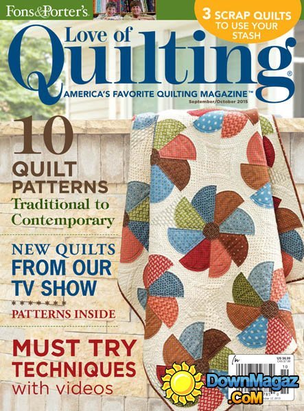 Love Of Quilting USA - September/October 2015 Love Of Quilting USA - September/October 2015