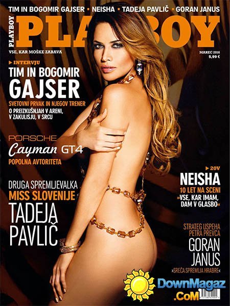 Playboy Slovenija - Marec 2016 Playboy Slovenija - Marec 2016