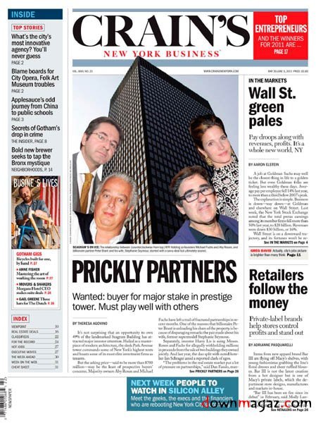 Crain's New York Business - 30 May 2011 Crain's New York Business - 30 May 2011