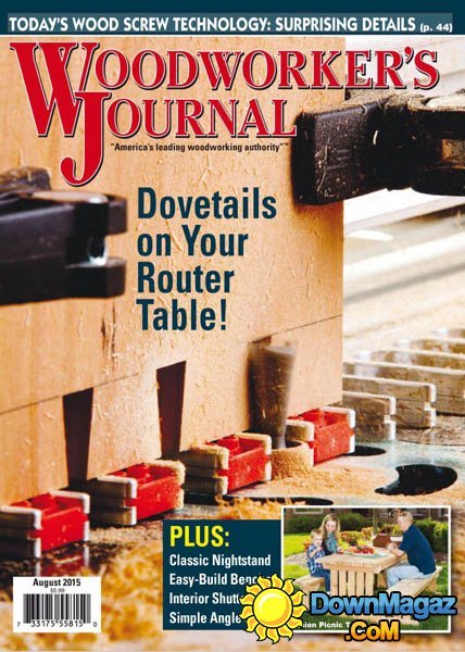 Woodworker's Journal USA - August 2015