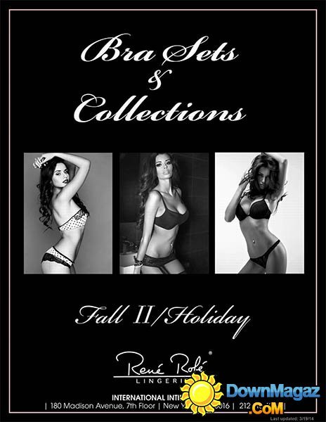 Rene Rofe - Bra Sets and Collections Fall II Holiday Catalog 2014