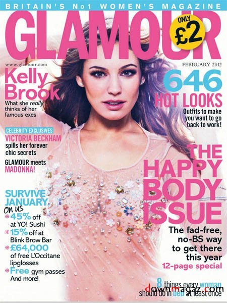 Glamour UK February 2012 Glamour UK February 2012