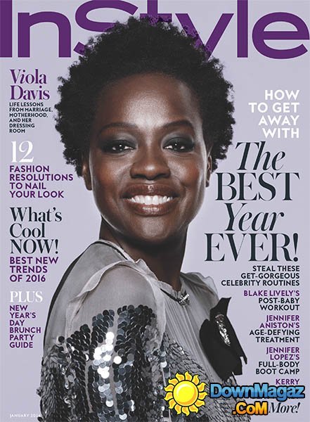 InStyle USA - January 2016 InStyle USA - January 2016