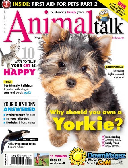 Animal Talk USA - July 2015 Animal Talk USA - July 2015