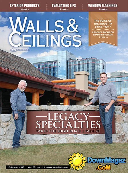 Walls & Ceilings - February 2015 Walls & Ceilings - February 2015