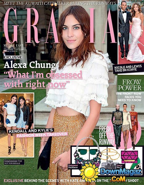 Grazia Middle East - 10 September 2014 Grazia Middle East - 10 September 2014