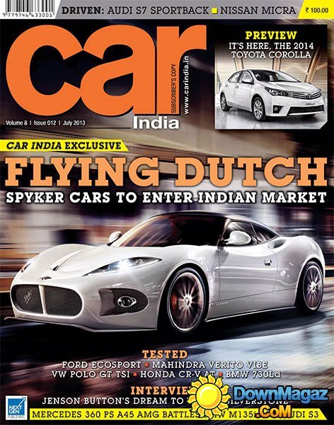 Car India - July 2013