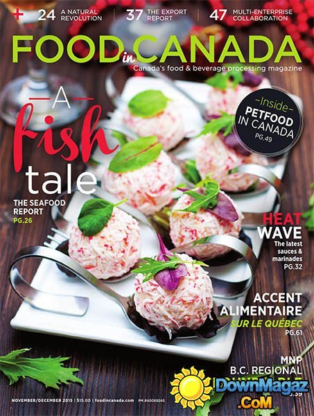 Food In Canada - November/December 2015 Food In Canada - November/December 2015