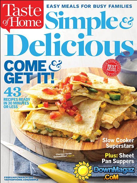Taste of Home Simple & Delicious - February/March 2015 Taste of Home Simple & Delicious - February/March 2015
