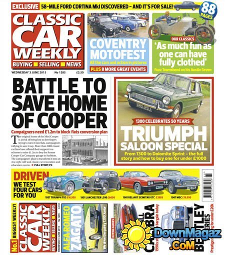 Classic Car Weekly - 3 June 2015 Classic Car Weekly - 3 June 2015