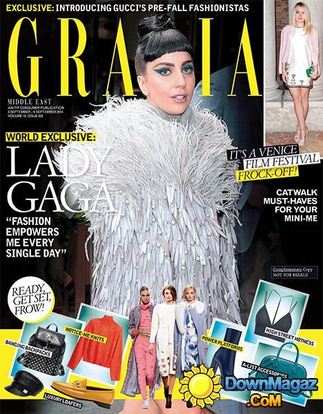 Grazia Middle East - 3 September 2014 Grazia Middle East - 3 September 2014