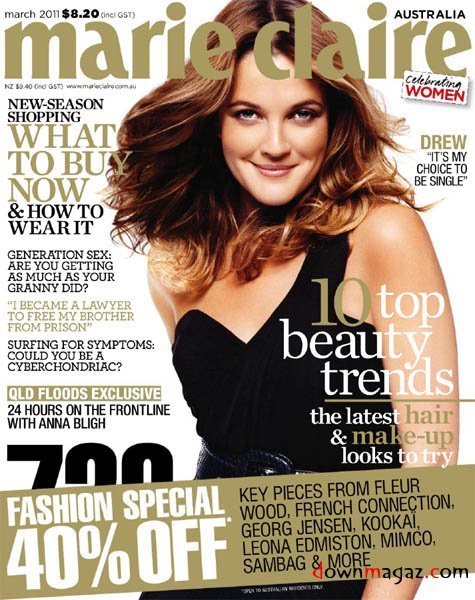 Marie Claire Australia - March 2011 Marie Claire Australia - March 2011