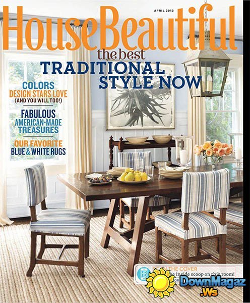 House Beautiful USA - April 2013 House Beautiful USA - April 2013