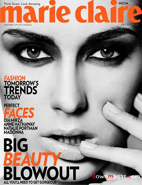 Marie Claire India July 2012 Marie Claire India July 2012
