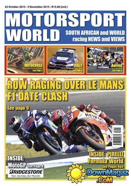 Motorsport World UK – 22 October 2015 Motorsport World UK – 22 October 2015
