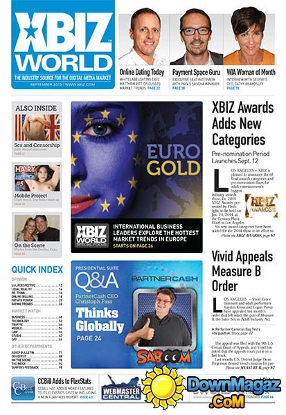 XBIZ World - September 2013 XBIZ World - September 2013