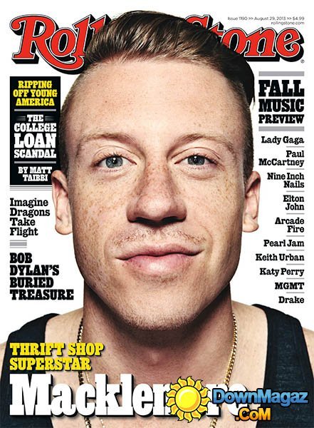Rolling Stone USA - 29 August 2013 Rolling Stone USA - 29 August 2013