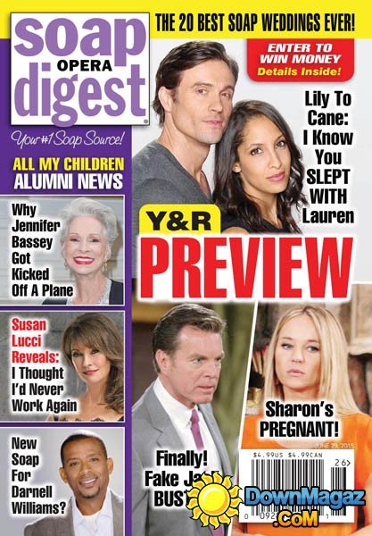 Soap Opera Digest USA - 29 June 2015