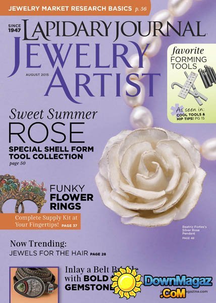 Lapidary Journal Jewelry Artist Canada - August 2015 Lapidary Journal Jewelry Artist Canada - August 2015