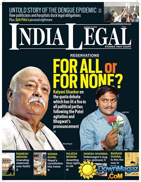 India Legal - October 15, 2015 India Legal - October 15, 2015